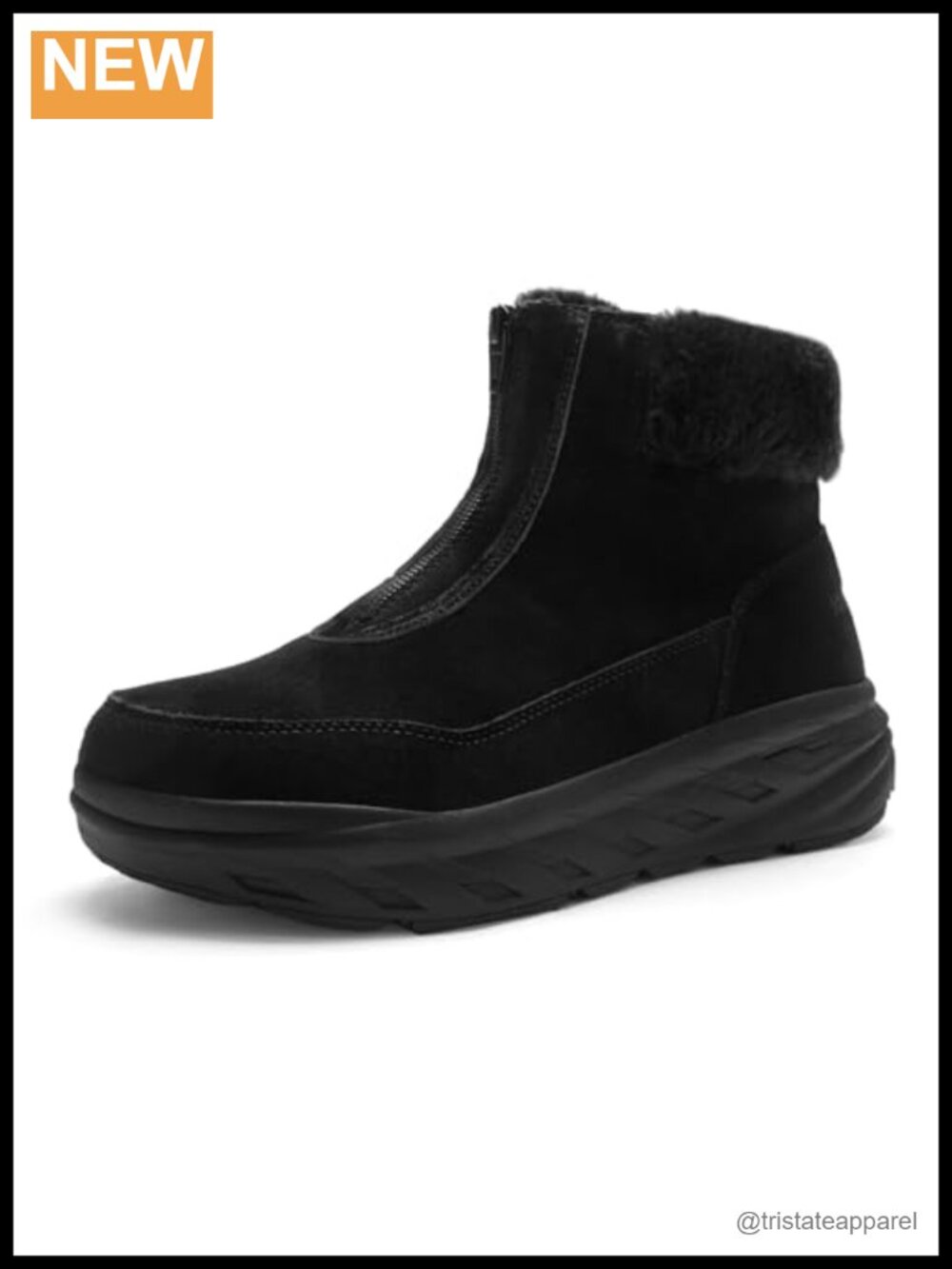 Women's Orthopedic Wide Winter Ankle Boots Arch Support Plantar Fasciitis